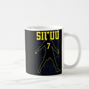 Siuuuu Funny Soccer Present For Soccer Lovers Fans Coffee Mug