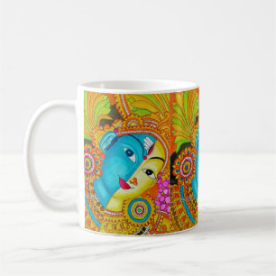 Siva parvathy mural painting  coffee mug