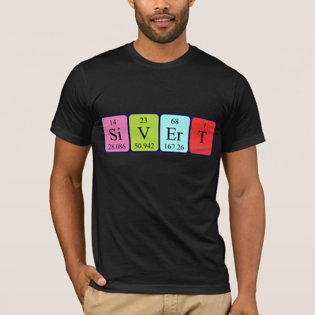 Sivert periodic table name shirt (Front)