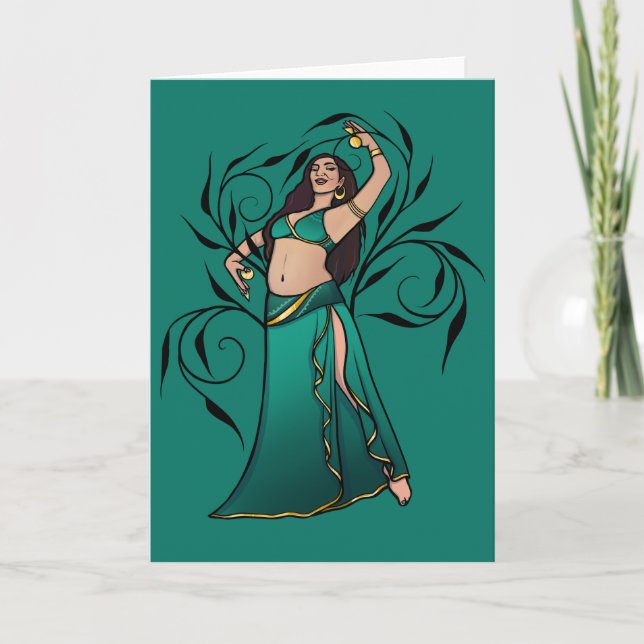 Sivoney Belly Dancer Goddess Card (Front)