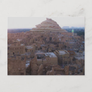 Siwa Oasis panoramic photograph Postcard
