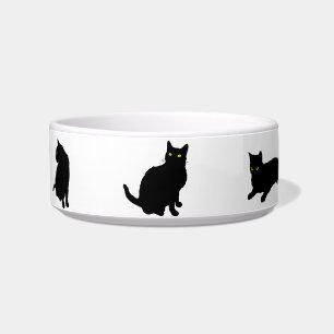 Six Black Cats your pets name Bowl