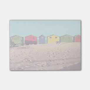 Six Colourful Beach Hut Cape Town, South Africa Post-it Notes