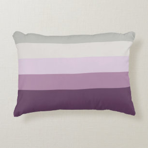 Six Colours - Blue Violet Purple Pink Grey Yellow Decorative Cushion