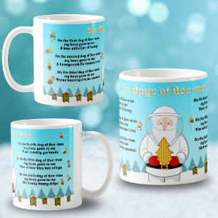 Six Days of Bee-Mas Merry Christmas to an Amazing Coffee Mug