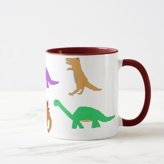 Six Dinosaurs mug (Right)
