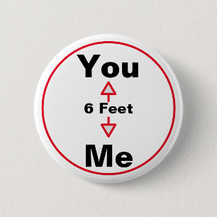 Six Feet Button
