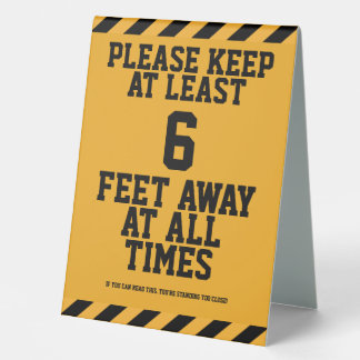 Six Feet Social Distancing