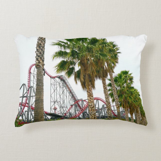 Six Flags Magic Mountain Decorative Cushion (Front)