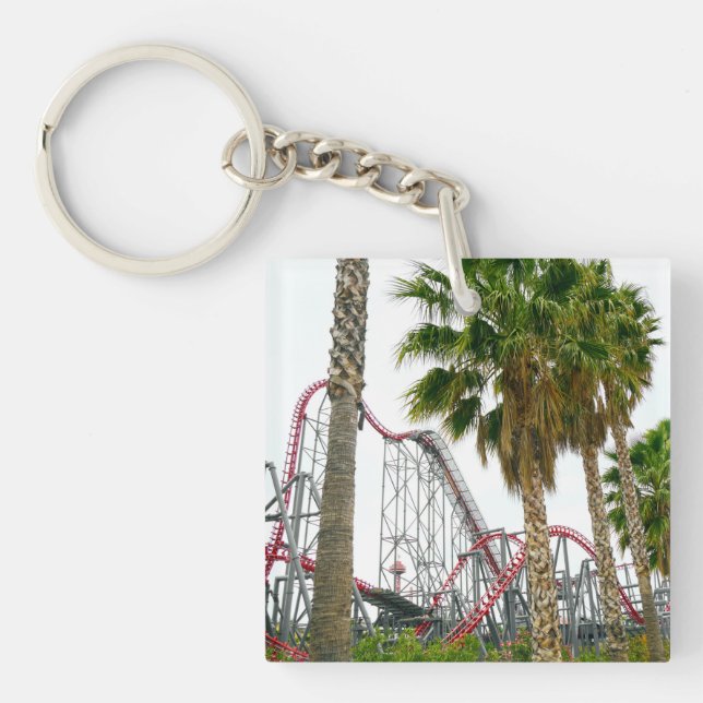 Six Flags Magic Mountain  Key Ring (Front)