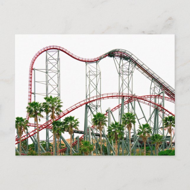 Six Flags Magic Mountain Postcard (Front)