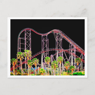 Six Flags Magic Mountain Postcard