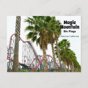 Six Flags Magic Mountain Postcard