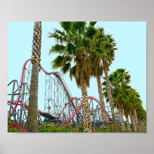 Six Flags Magic Mountain Poster (Front)