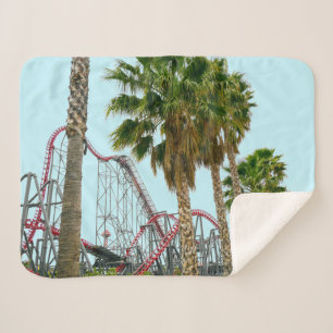 Six Flags Magic Mountain Sherpa Blanket