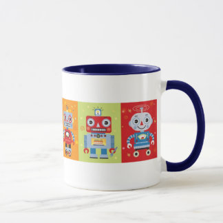 Six Fun Robots Mug
