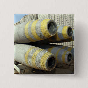 Six GBU-12 bombs sit in a rack 15 Cm Square Badge