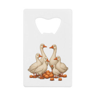 Six Geese A-Laying Cut-Out Stencil-Style 2