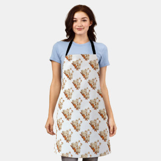 Six Geese A-Laying Cut-Out Stencil-Style 2 Apron