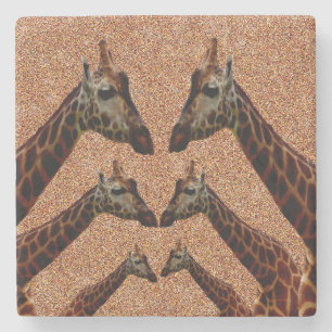 Six Giraffes, Stone Coaster
