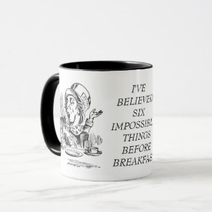 SIX IMPOSSIBLE THINGS MUG