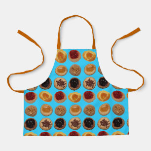 Six Kolaches on Light Blue apron