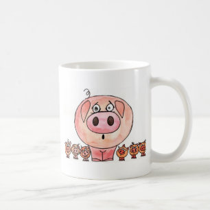 Six Little Pigs Coffee Mug