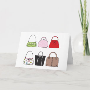 Six Little Purses Card