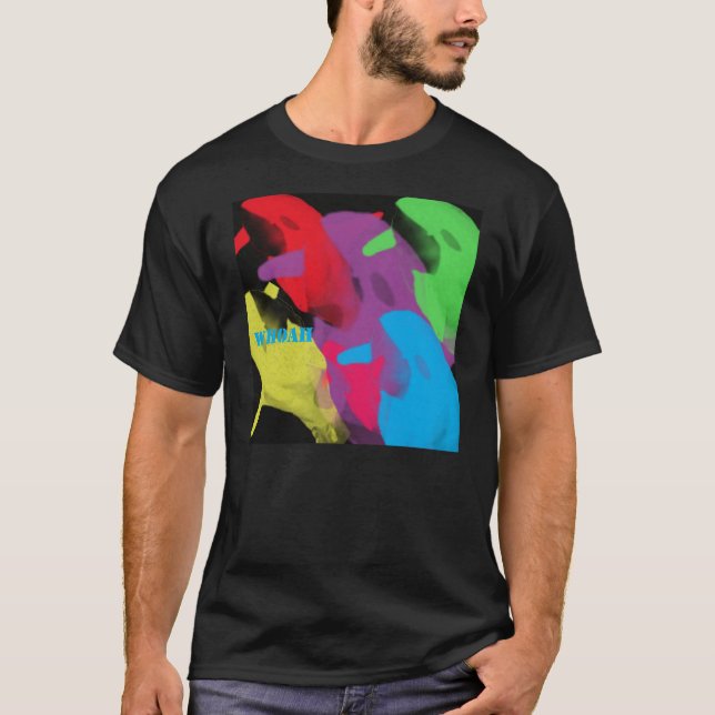 six llamas in six colours T-Shirt (Front)