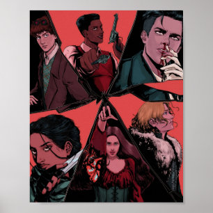six of crows illustration no texture poster