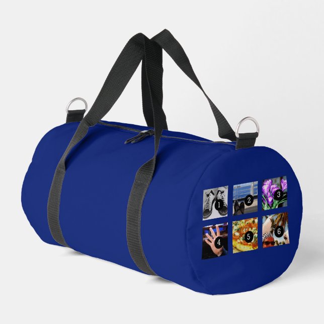 Six of Your Photos Make Your Own Momento Duffle Bag (Left Corner)