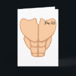 Six Pack I'm 50th Birthday Funny Men Card<br><div class="desc">funny 50th birthday shirt Gifts For Men</div>