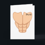 Six Pack I'm 60th Birthday Funny Men Card<br><div class="desc">funny 60th birthday shirt Gifts For Men</div>