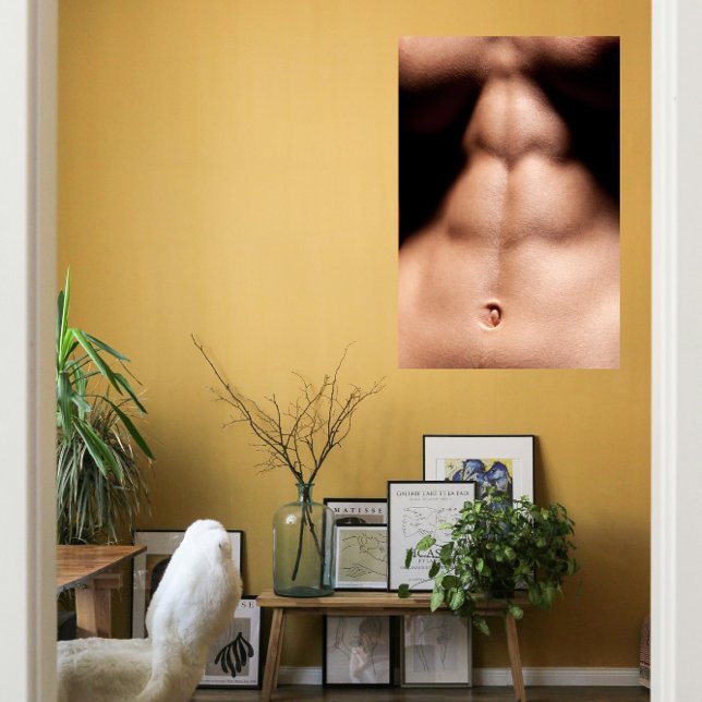 Six Pack Musclescape Hot Guy Poster (Creator Uploaded)