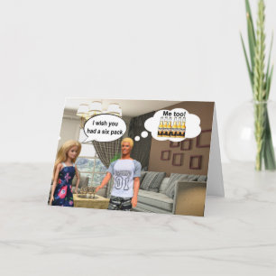 Six pack tee! card