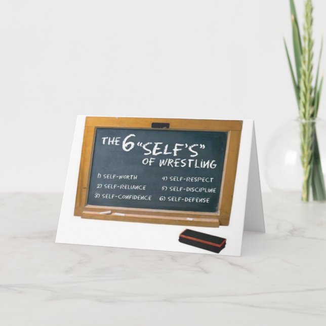 Six Principles of Wrestling Card (Front)