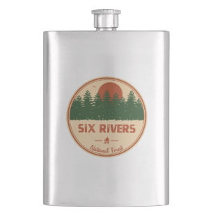 Six Rivers National Forest Hip Flask