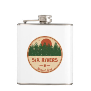 Six Rivers National Forest Hip Flask