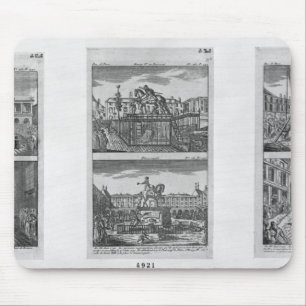 Six royal statues destroyed in Paris Mouse Pad
