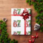Six Seven 67 6 7 Christmas Meme Funny Xmas Lights Wrapping Paper<br><div class="desc">Six Seven 67 6 7 Christmas Meme Funny Joke Humour Xmas Holiday Season</div>