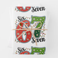 Six Seven 67 6 7 Christmas Meme Funny Xmas Lights