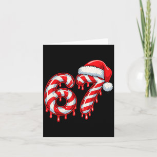 Six Seven 67 6 7 Kids 67 Boys Youth 6-7 Meme Candy Card