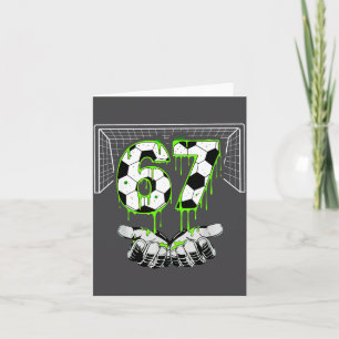 Six Seven 67 Alpha Soccer Drip Gen Card