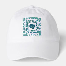 Six Seven 67 Blue Graphic