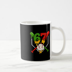Six Seven 67 Bysebyll Ice Cream Drip Cool Gen Alph Coffee Mug
