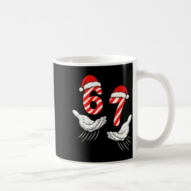 Six Seven 67 Christmas 6 7 Kids 67 Youth Boys 6-7  Coffee Mug (Right)