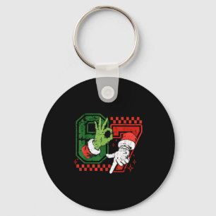 Six Seven 67 Funny Christmas Meme Humor Trendy Cou Key Ring
