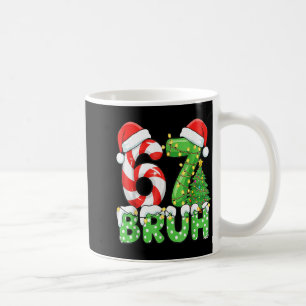 Six Seven 67 Funny Santa Bruh Christmas Meme  Coffee Mug