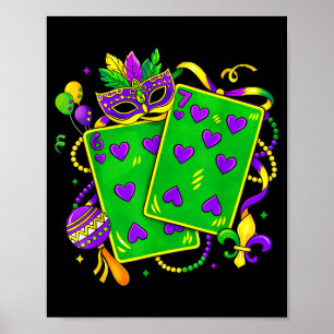 Six Seven 67 Mardi Gras Funny Mardi Gras Parade Me Poster