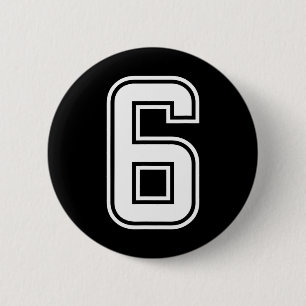 Six Seven 67 Matching Number 7 Halloween Birthday 6 Cm Round Badge